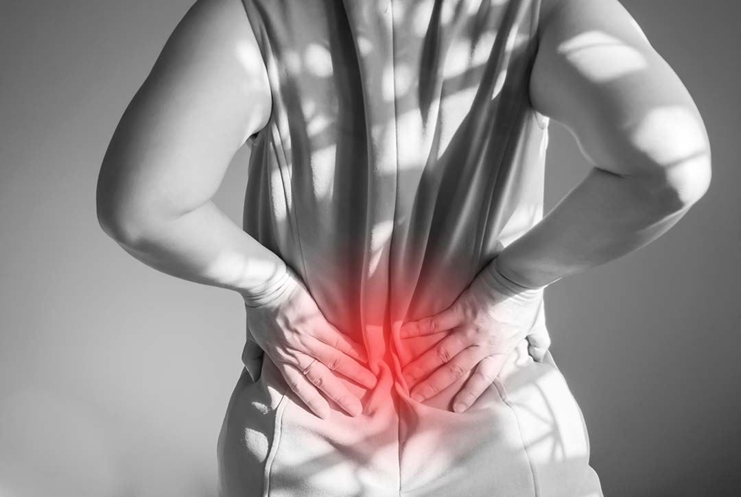 Women having Lower Back Pain