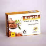 Sandal Herbal Soap (5oz),pack of 3 , For Skin Health & Beauty