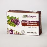 Castor oil, Lavander & Peppermint herbal soap